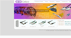 Desktop Screenshot of celco.com.tw